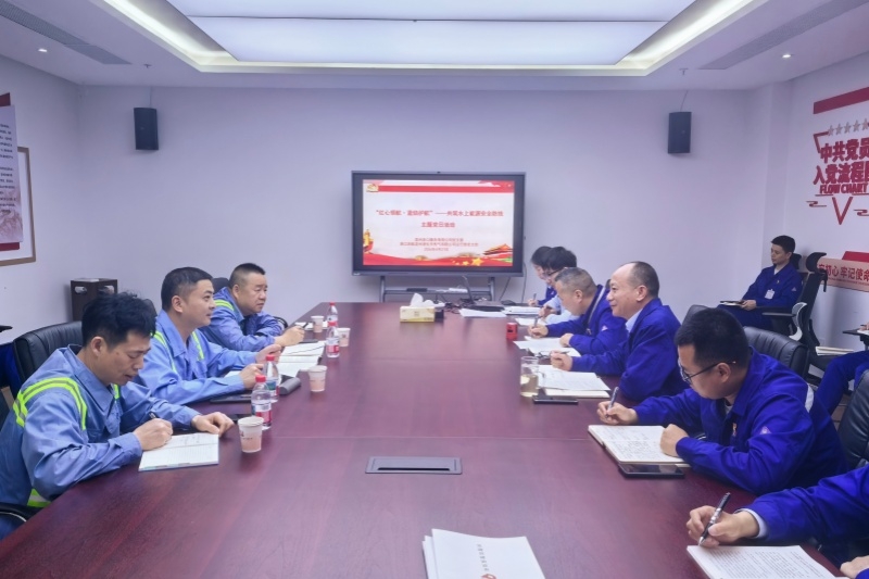红心领航·蓝焰护航——港服公司与荆州LNG公司发展党建共建活动